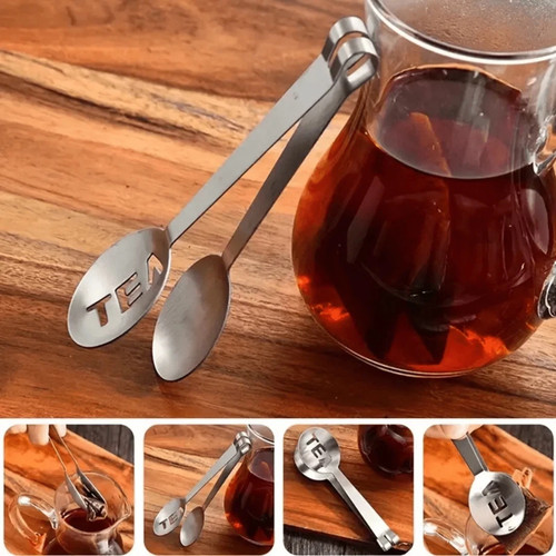 Tea bag tongs teabag - bag, squeezer