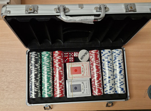 500 piece poker set texas - poker,