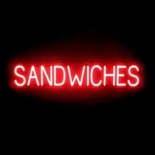 Sandwiches flex neon - sandwiches,