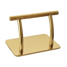 Salon Chair Foot Rest Ergonomic Movable Gold for SPA Nail Hairdresser Shop