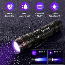 UV Flashlight LED 7w 300lm