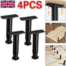 4X Bed Legs Adjustable Retractable Heavy Duty Bed Center Frame Slat Support Leg