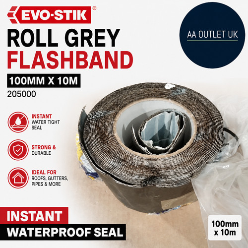 Evo stik roll - grey, flashband