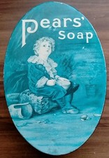 Pears' Soap Tin. Vintage/Repro. Lillie Langtry.Made In England. 14.5/8 .5/6cm
