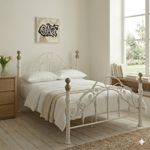 Kensington white brass - &,