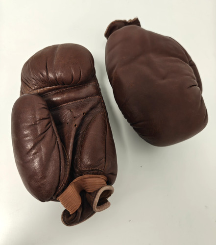 Vintage antique leather boxing - vintage,