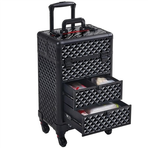 Cosmetic case trolley makeup - cosmetic,