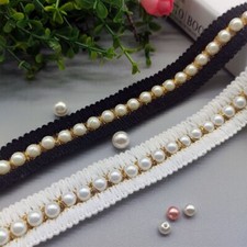 Central Pearl Beaded Braid