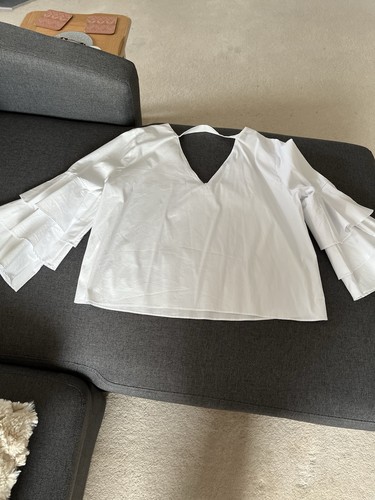 Bnwot zara neck blouse - zara,