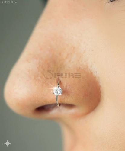 Sparkly heart crystal - sparkly, nose