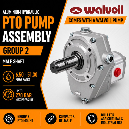Aluminium hydraulic pto - hydraulic,