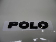 Gloss Black VW Polo 2010/16 Rear Emblem Badge High Quality Finish