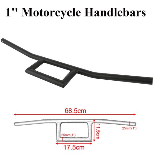 Inch handlebars 25mm - inch, drag