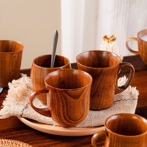 1pc wooden wood cup primitive - 1pc,