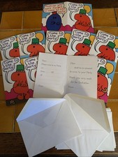 Vintage Set Of 10 Mr Men Party