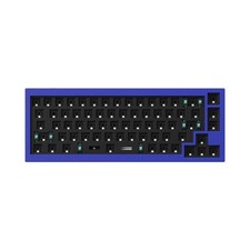 Keychron Q2 Custom Mechanical Keyboard Blue Aluminum Wired Barebone Version 65%