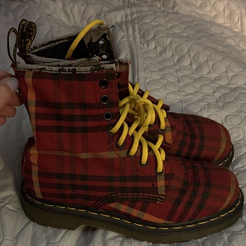 Martens tyree red plaid - dr.,