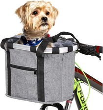 Pet Cat Dog Carrier Foldable Dog Basket For Bike New