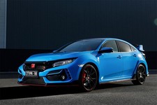 618794 Honda Civic Blue Sporty