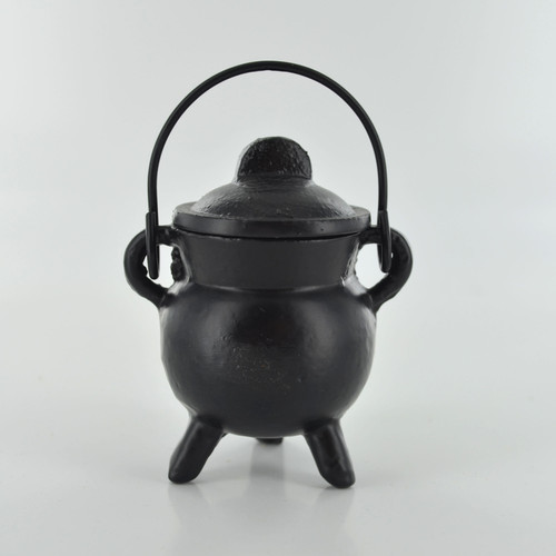 Cast iron cauldron miniature - iron,