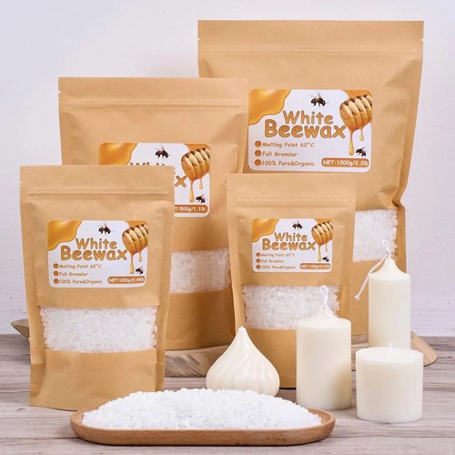 White beeswax pellets - beeswax,
