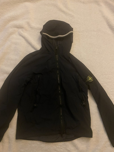 Stone island black hooded - stone,