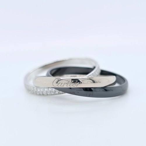 Cartier trinity ring 18ct - cartier,
