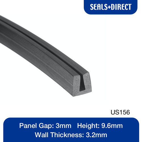 Rubber square channel - rubber,