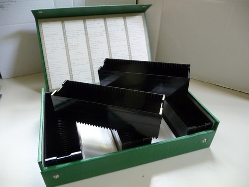 Slide projector green - slide,