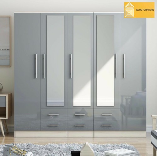 High gloss grey door - high,