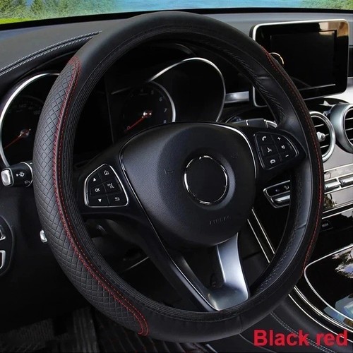 Leather car steering - car,