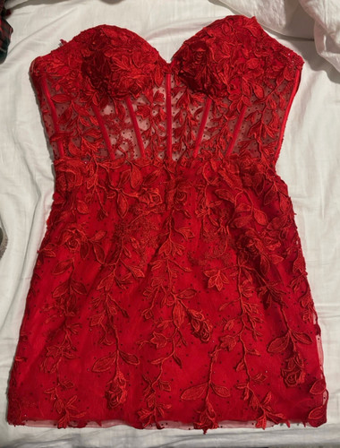 Sherri hill 55110 red lace - sherri,