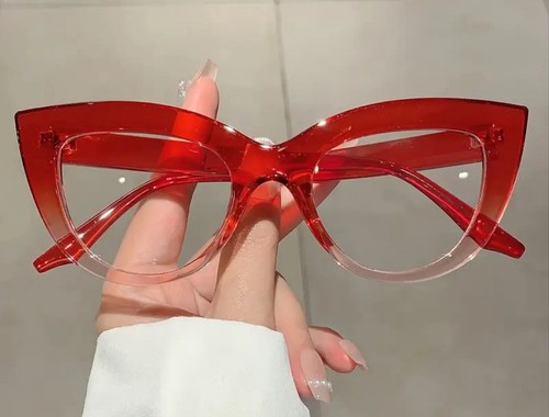 Ladies oversized red retro - ladies,