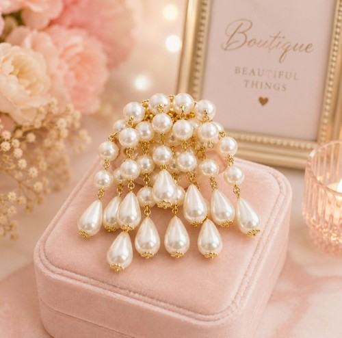 Vintage gold pearl - vintage,