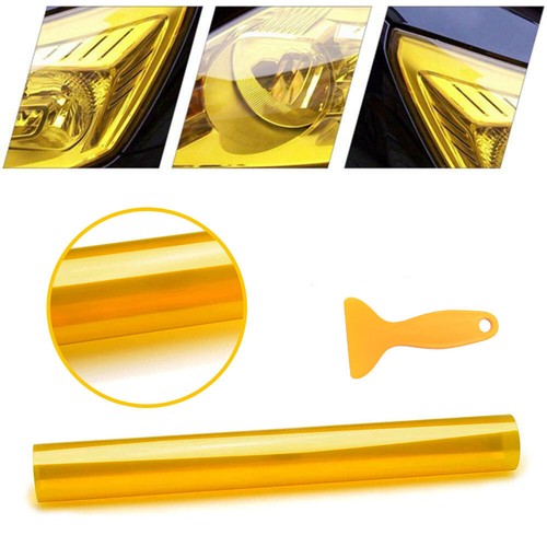 Yellow glossy 30x180cm - yellow,