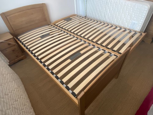 Solid pine single bed - solid,