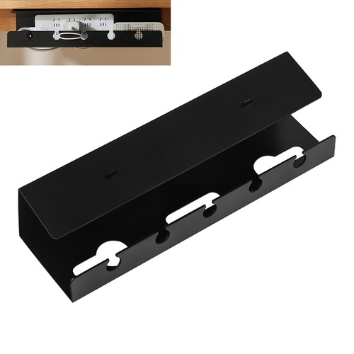 Plastic under desk cable - under, tray