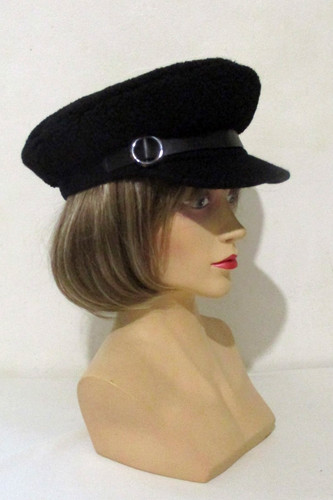 Black breton cap - breton, style