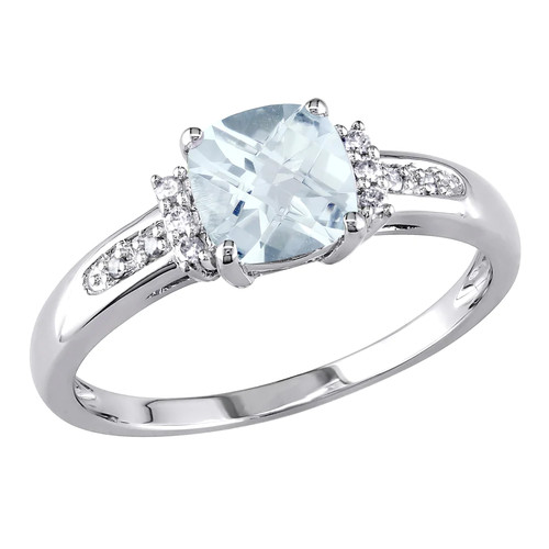 5ct cushion cut aquamarine - 1.5ct,