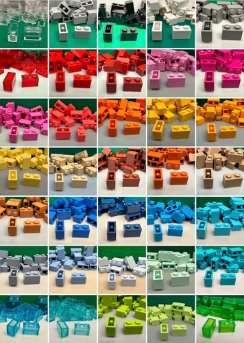Lego bricks 3004 red - lego, 3004,