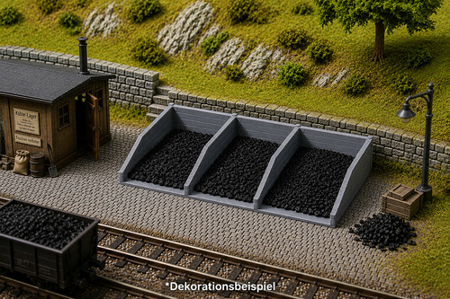 Piece set coal bunker inkl - 3-piece,