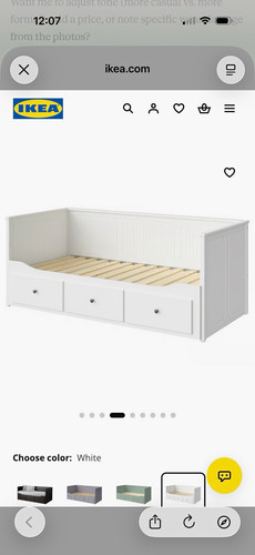 Ikea hemnes daybed - daybed, with