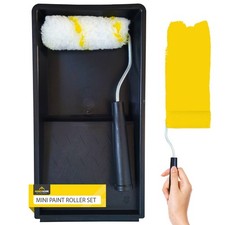 Mini paint roller set 4pk - mini,