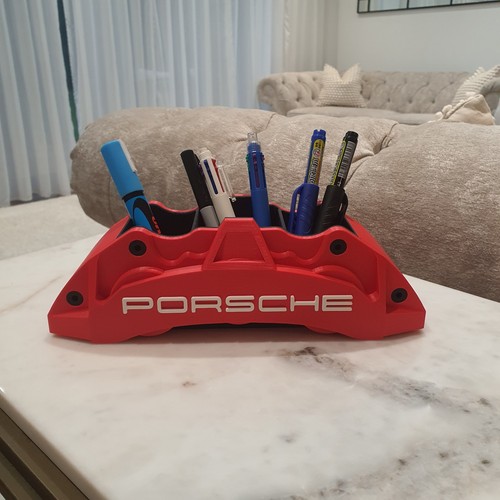 Porsche themed brake caliper - porsche,