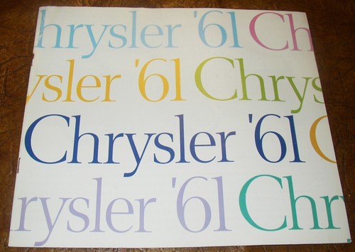 1961 chrysler brochure newport - chrysler,
