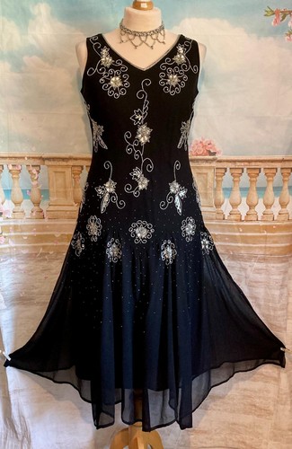 Gatsby evening dress 16 - 14,