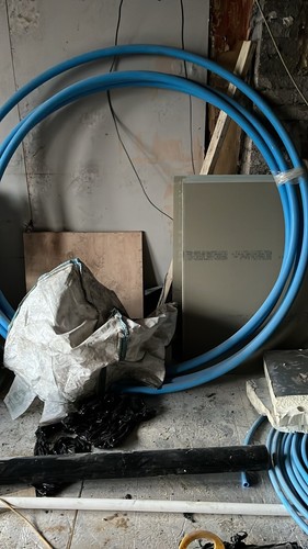 Blue mdpe plastic - blue,