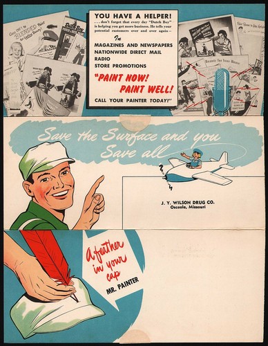 Vintage flyer dutch boy - dutch,