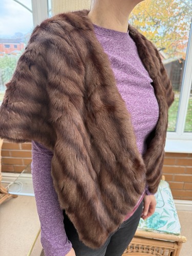 Vintage 1950s mink fur stole - vintage,