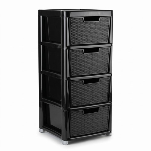 Large drawer rattan effect - drawer,